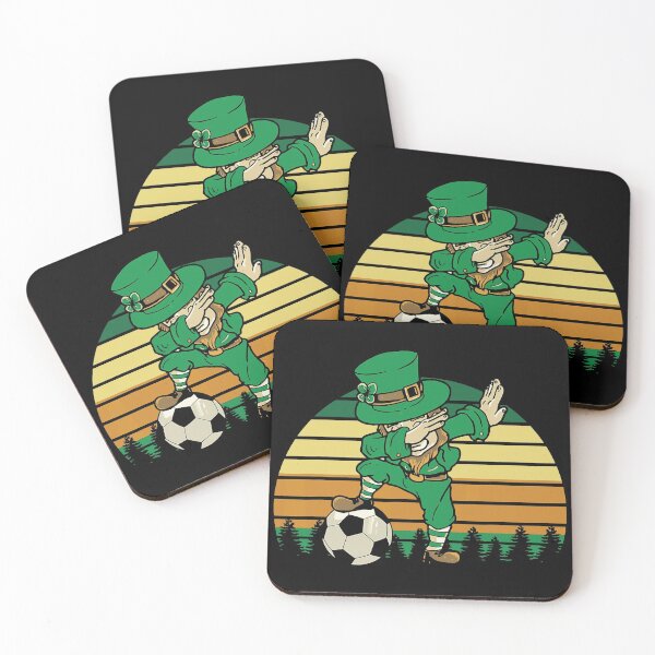 Item preview, St Patrick's Day Soccer St Pattys Dabbing Leprechaun designed and sold by BallonFlyToSky.