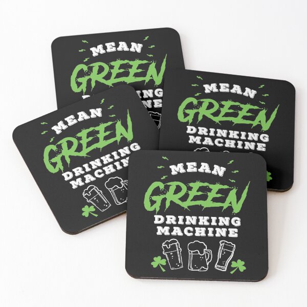 Item preview, Mean Green Drinking Machine St Patrick's Day Irish Party designed and sold by WanitaDesign.