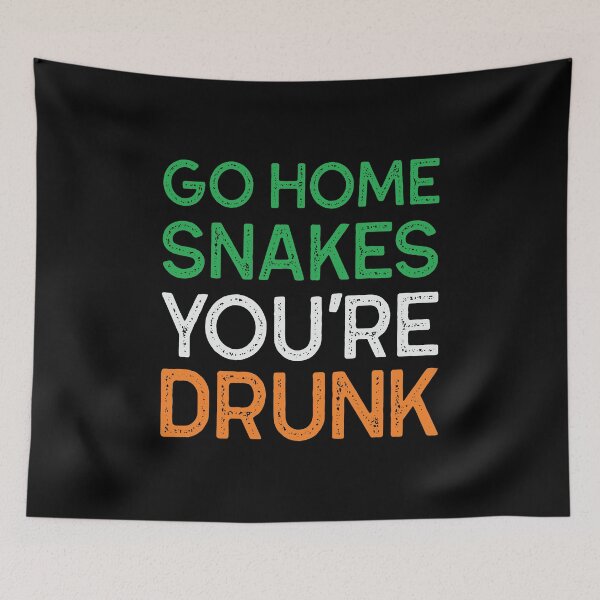 Item preview, St Patricks Day Go Home Snakes Irish Drinking designed and sold by IceNiceIce.