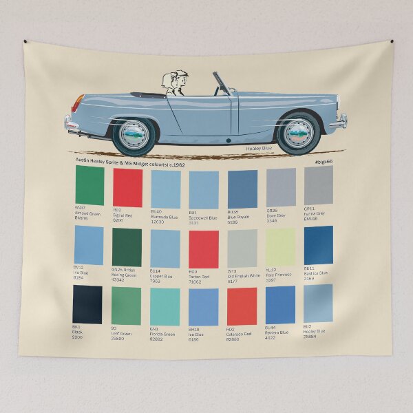 Item preview, Healey Blue Sprite/Midget – along with other colour options designed and sold by Bigs66.