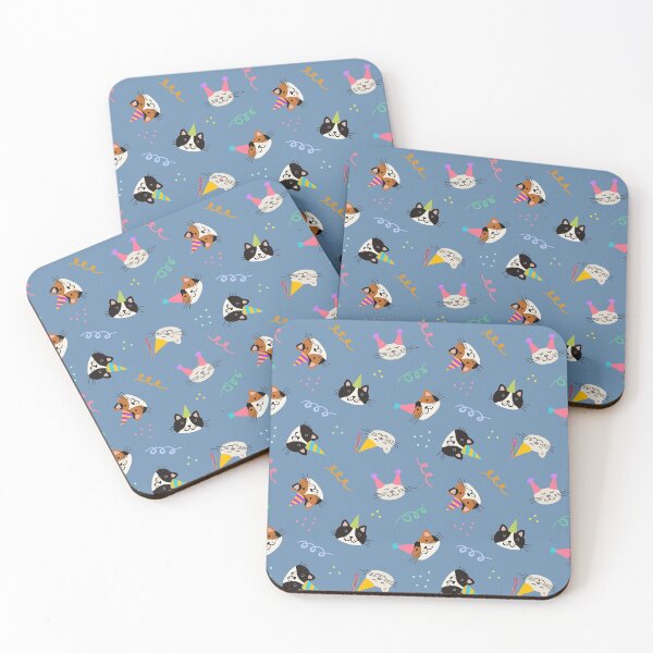 Item preview, Cat Purr-tay! - Denim Blue designed and sold by The Wellington Boot.