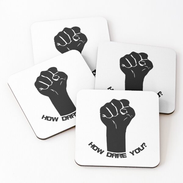 Item preview, Fist raised to say how dare you designed and sold by NerdySherds.