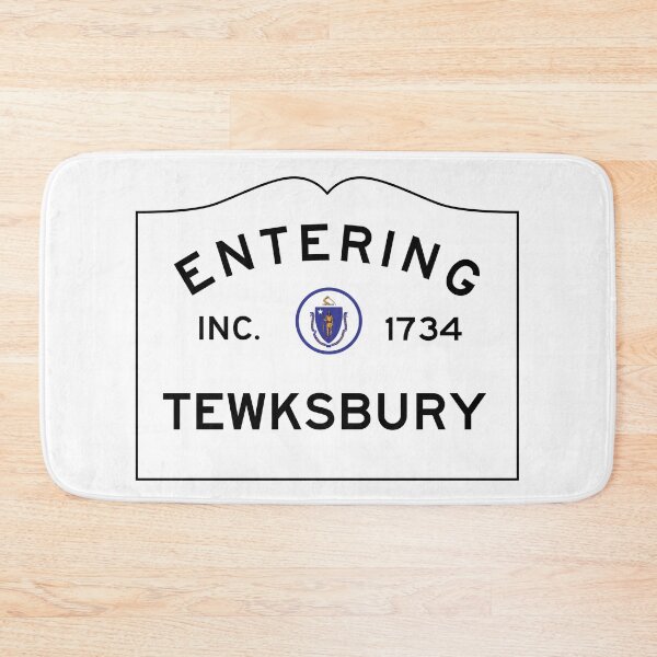 Item preview, Entering Tewksbury Massachusetts - Commonwealth of Massachusetts Road Sign  designed and sold by NewNomads.