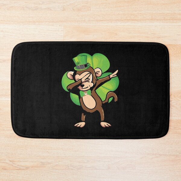 Item preview, Monkey Dabbing St Patricks Day Leprechaun Sasquatch designed and sold by WanitaDesign.