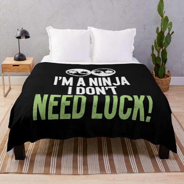 Item preview, St Patricks Day Ninja Luck Yin Yang Irish Green Shamrock designed and sold by BallonFlyToSky.