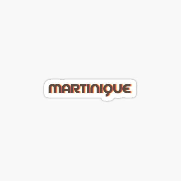 Aperçu de l'œuvre Martinique Retro créée et vendue par designkitsch.