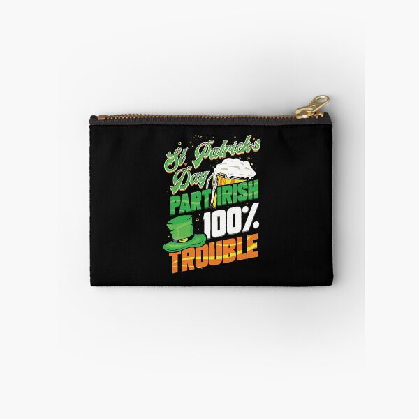 Item preview, St Patricks Day Part Irish All Trouble Pub Crawl designed and sold by BallonFlyToSky.