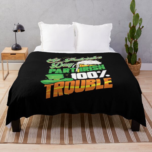 Item preview, St Patricks Day Part Irish All Trouble Pub Crawl designed and sold by BallonFlyToSky.