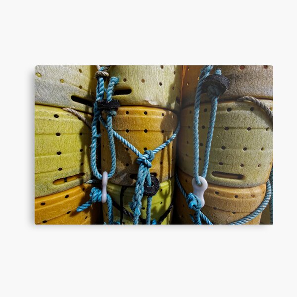 whelk Pots Metal Print