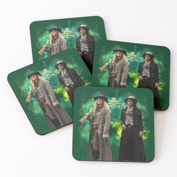 Item preview, Sara Lance and Amaya Jiwe green background designed and sold by dutchchu.