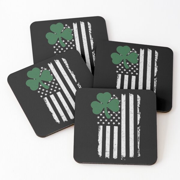 Item preview, St Patricks Day Irish American Shamrock Flag Paddy Patty Day designed and sold by IceNiceIce.