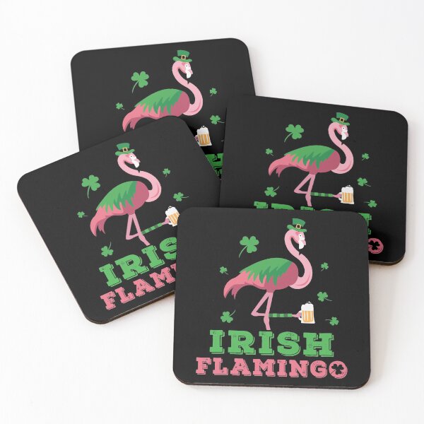 Item preview, St Patricks Day Irish Flamingo Funny Patrick designed and sold by IceNiceIce.