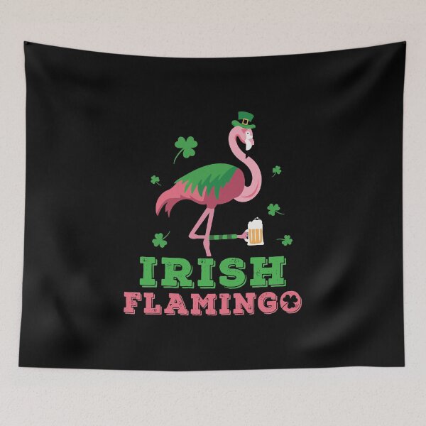 Item preview, St Patricks Day Irish Flamingo Funny Patrick designed and sold by IceNiceIce.