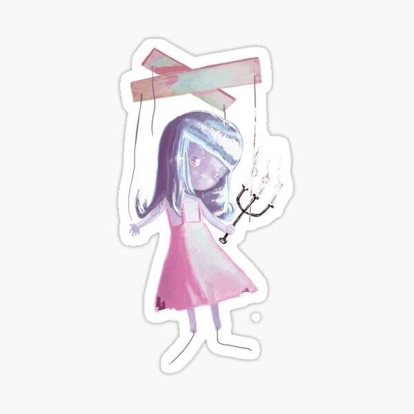 Marionnette Doll, Version 2 Sticker