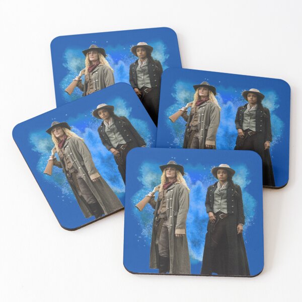 Item preview, Sara Lance and Amaya Jiwe blue background designed and sold by dutchchu.