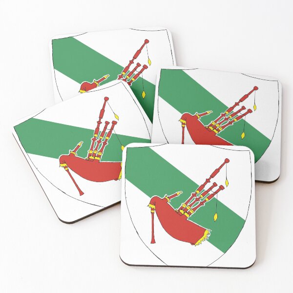 Item preview, heraldic bagpipe design designed and sold by Niseag.