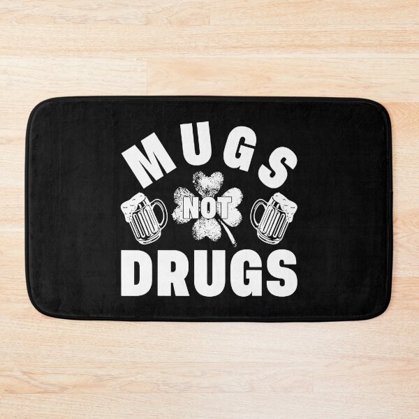 Item preview, Mugs Not Drugs Shamrock Irish St Patrick's Day designed and sold by WanitaDesign.
