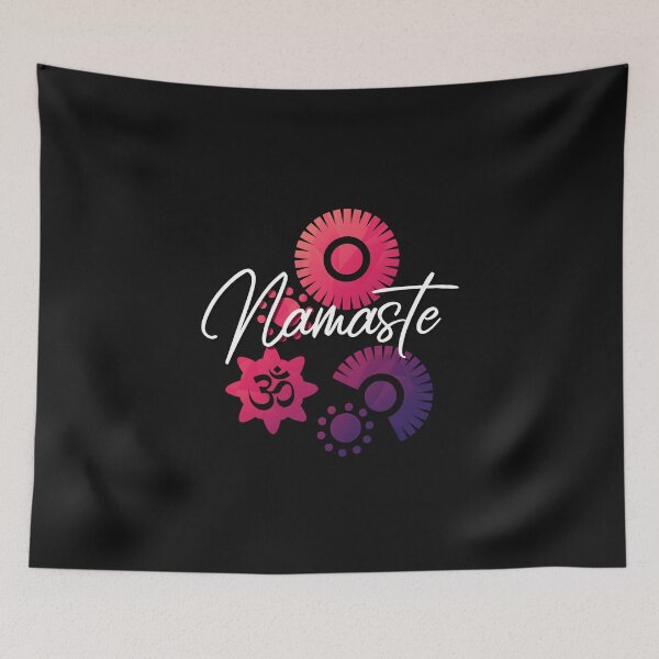 Item preview, Namaste!  designed and sold by Cutebutfunny.