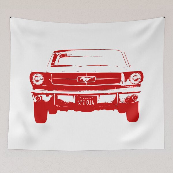 Artikelvorschau, Mustang I Fastback 1964 Sketch Burgund entworfen und verkauft von CharlieCreator.