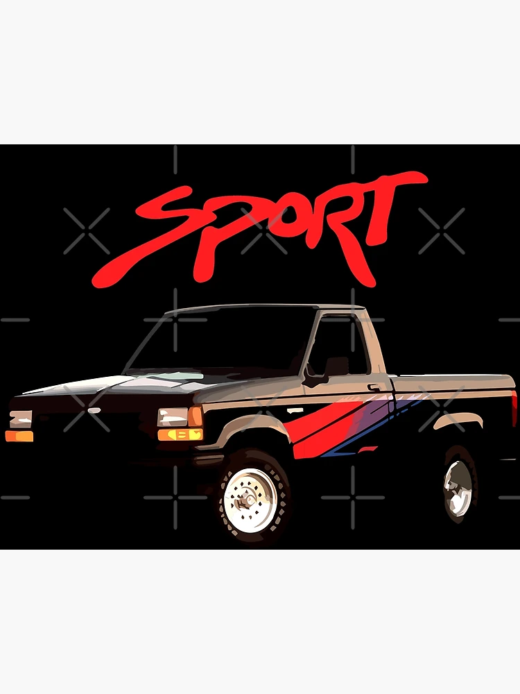 Ford Ranger 1992 Ford Ranger Sport Sticker for Sale by DavidFoste