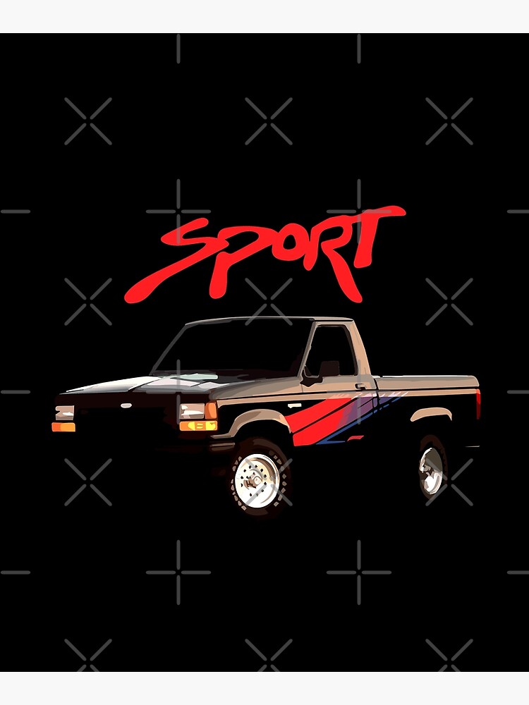 Ford Ranger 1992 Ford Ranger Sport Sticker for Sale by DavidFoste