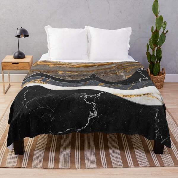 Item preview, Wavy Golden Marble designed and sold by KA DESIGNS.