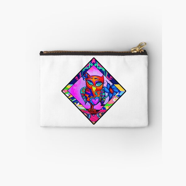 Item preview, Cute Orange Owl Retro Diamond designed and sold by artbyomega.