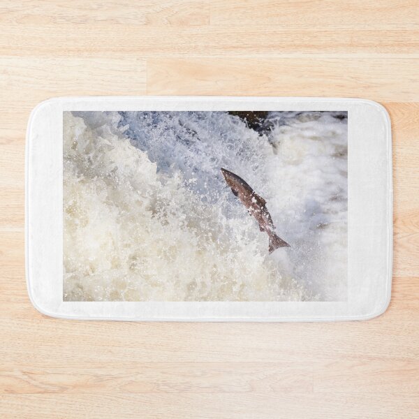 Item preview, Copy of large fish leaping on waterfall designed and sold by chanonry.