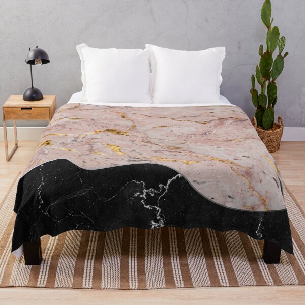 Item preview, Pink Marble Wave with Black Layer designed and sold by KA DESIGNS.