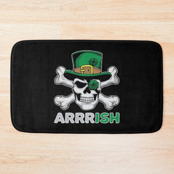 Item preview, St Patricks Day Pirate Leprechaun Arrrish Shamrock designed and sold by BallonFlyToSky.