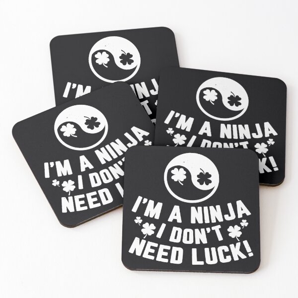Item preview, Ninja Don'T Need Luck St Patrick's Day designed and sold by WanitaDesign.