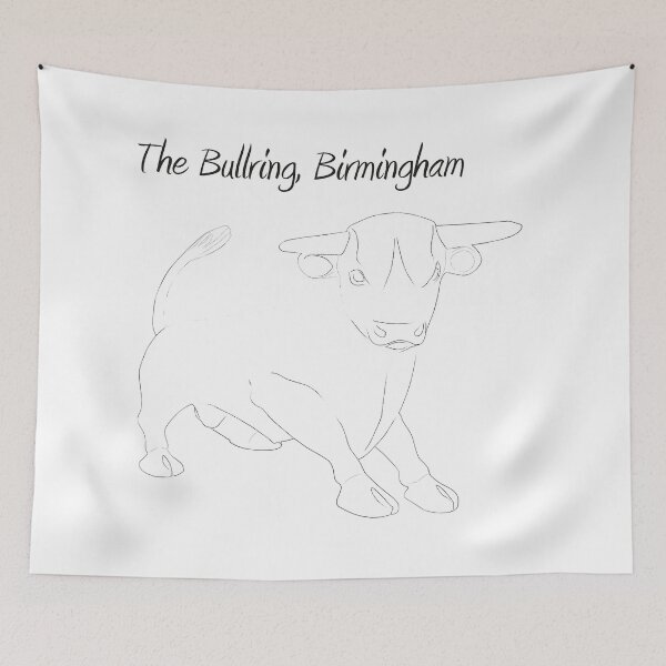 Item preview, Birmingham Bullring Bull Sketch | 2020 designed and sold by SJ Designs.