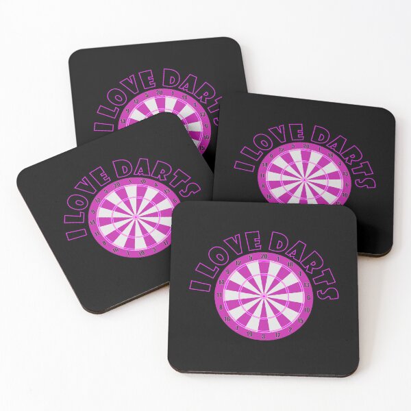 Item preview, I Love Darts - Pink designed and sold by SandersApparel.