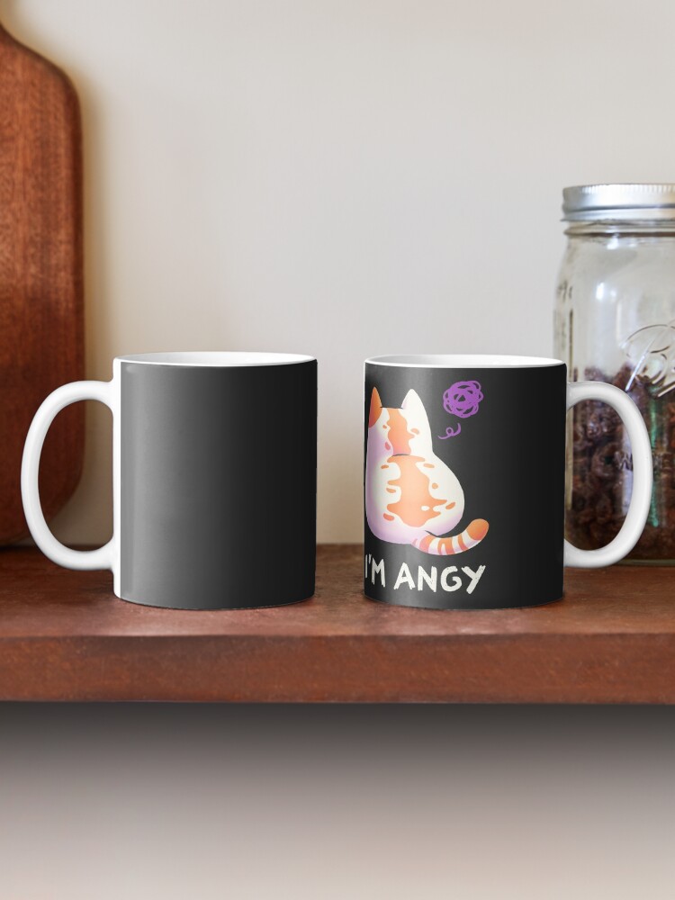 No Talk Me I'm Angry ,cute cat , angry cat , kitty' Panoramic Mug