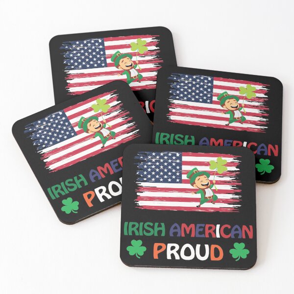 Item preview, St Patricks Day Irish Shamrock American Flag Funny designed and sold by IceNiceIce.
