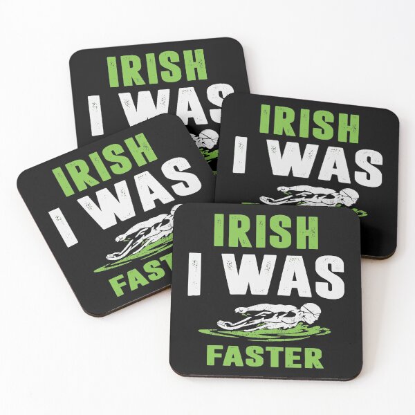 Item preview, St Patricks Day Irish Was Faster Swimmers Shamrock designed and sold by IceNiceIce.
