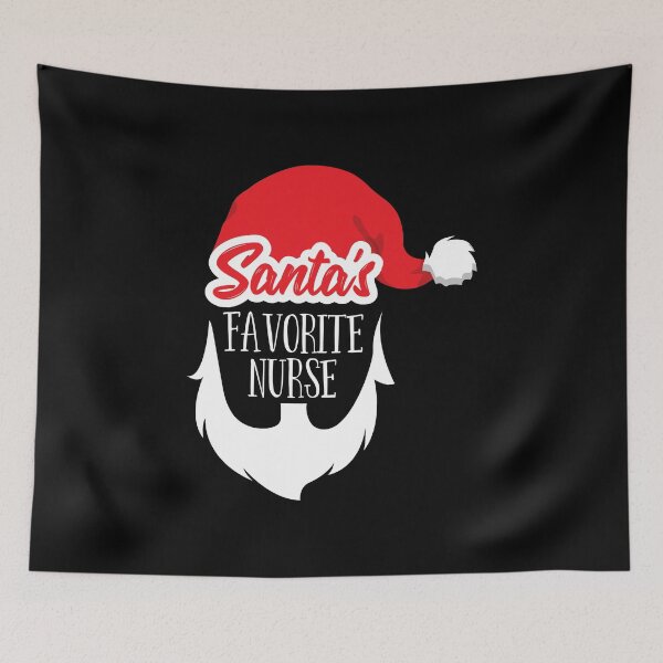 Item preview, Christmas Tree Xmas Nurse Santa's Favorite Holiday Gift designed and sold by haselshirt.