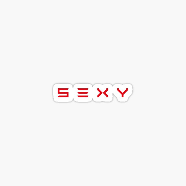 Artikel-Vorschau von S3xy | Tesla Cars | Sexy | Modell S, 3, X und Y | Roter Druck, designt und verkauft von SJ Designs.