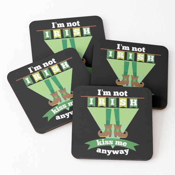 Item preview, Not Irish Kiss Me Anyway Novelty Patricks Leprechaun designed and sold by WanitaDesign.