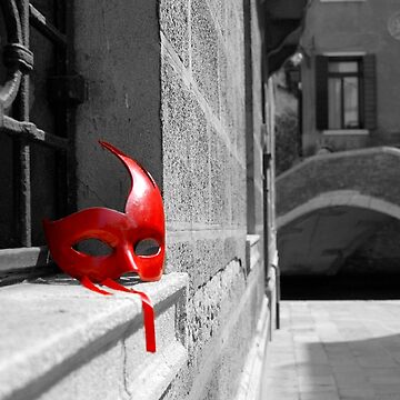 Artwork thumbnail, Venice Red Mask by rogerpanart