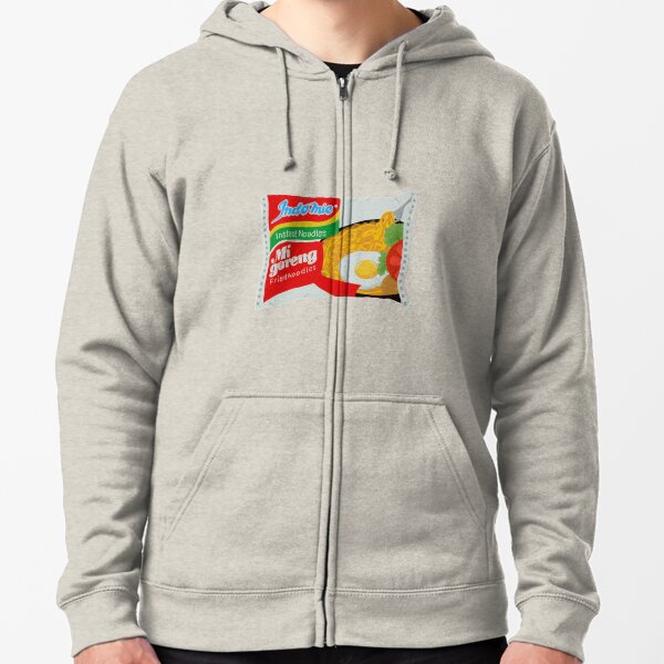 Mi Goreng Instant Ramen Noodles Zipped Hoodie