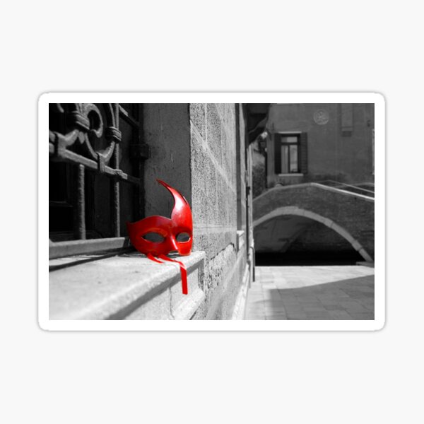 Item preview, Venice Red Mask designed and sold by rogerpanart.