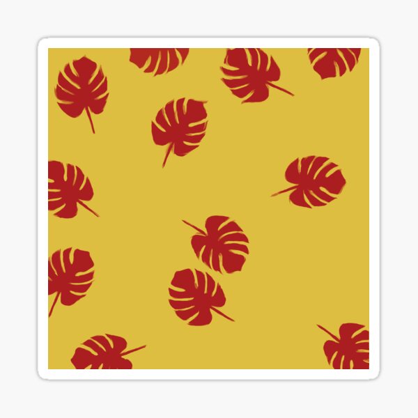 Feuilles - Minimalist Sticker