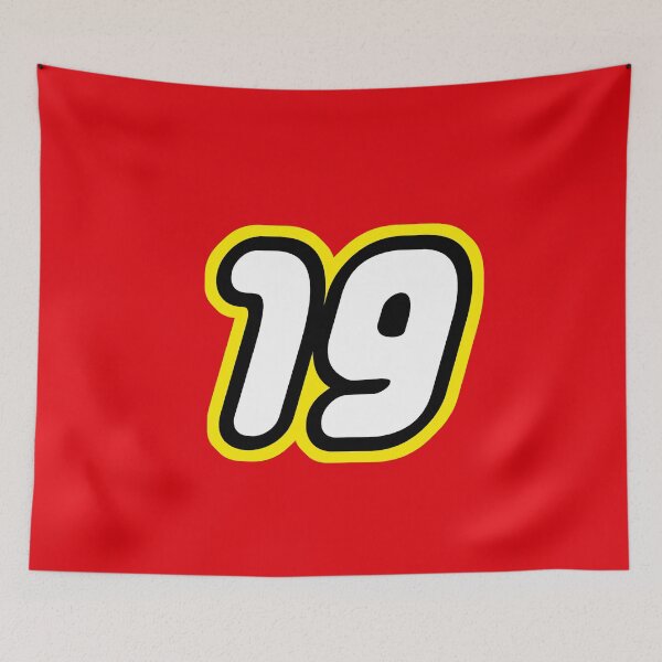 Item preview, Number 19 - retro kids bricks for birthday designed and sold by Urosek.