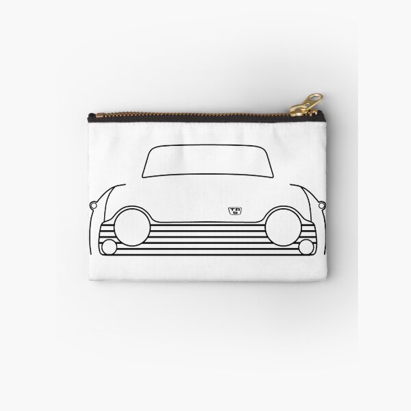 Item preview, Triumph TR5 1960s British classic car outline graphic (black) designed and sold by soitwouldseem.