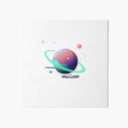 Space Age Art Board Print