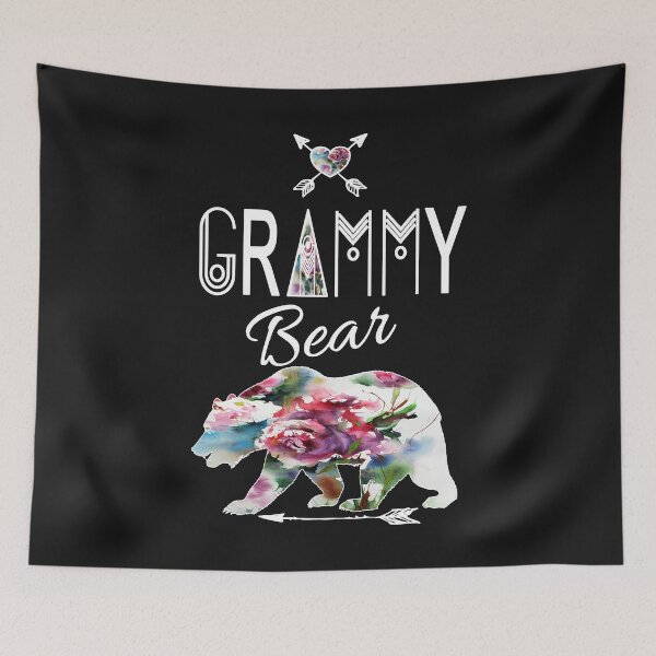 Item preview, Grammy Bear Bojo Floral Family Adventure & Camping Gift Design designed and sold by Sapphire Star.
