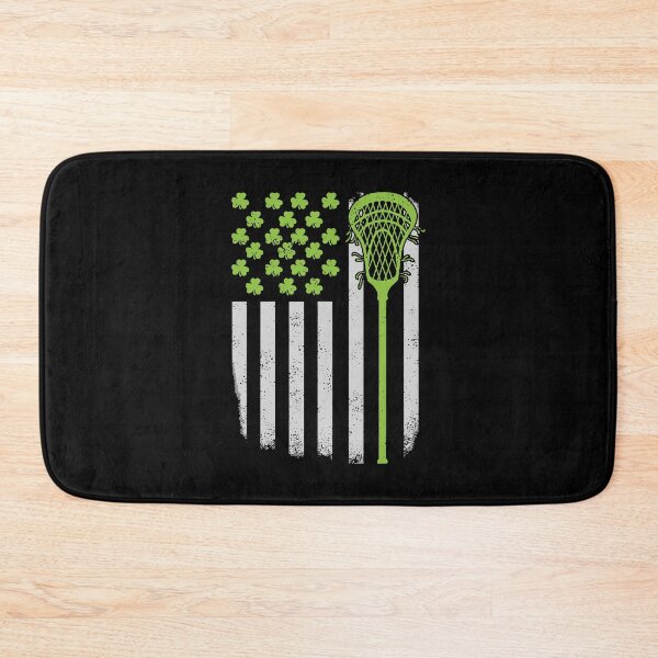 Item preview, St Patricks Day Lacrosse Lax Usa Flag Irish Shamrock designed and sold by IceNiceIce.