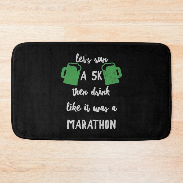 Item preview, St Patricks Day Run A 5K Drink Like It Was Marathon Beer designed and sold by BallonFlyToSky.