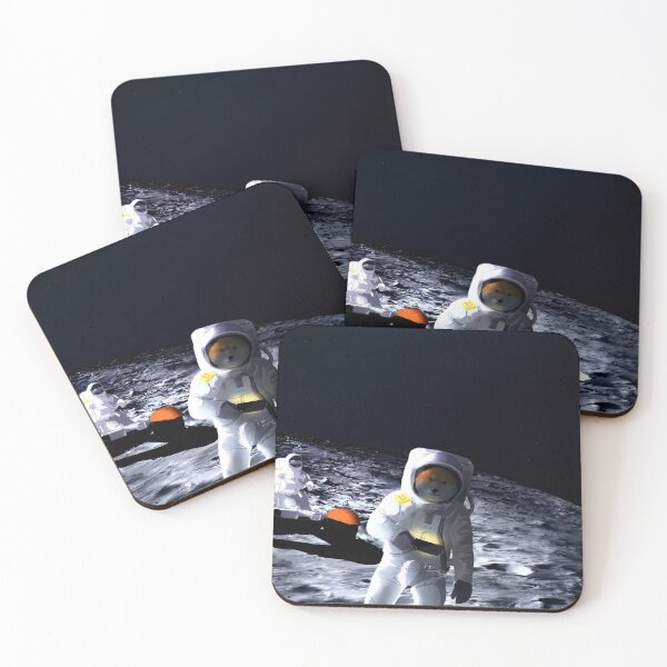 Item preview, Doge astronauts on the Moon designed and sold by Drawfish.